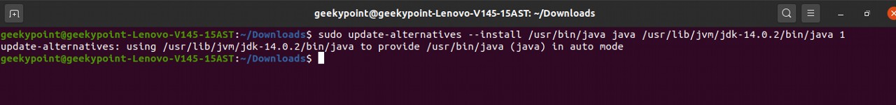 update java alternative in Ubuntu 20.04